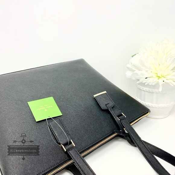 Kate spade cameron street lucie black zip tote - Picture 6 of 8